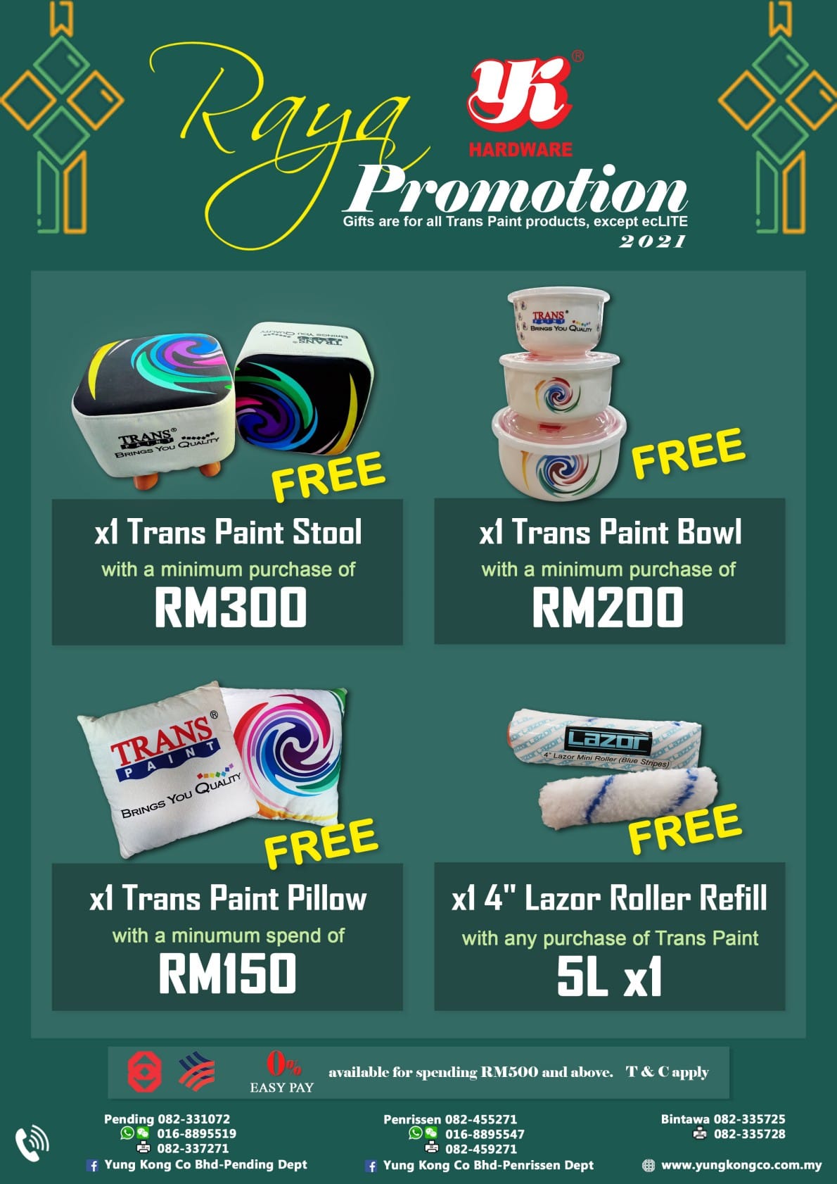 TRANS PAINT 2021 Raya Promotion
