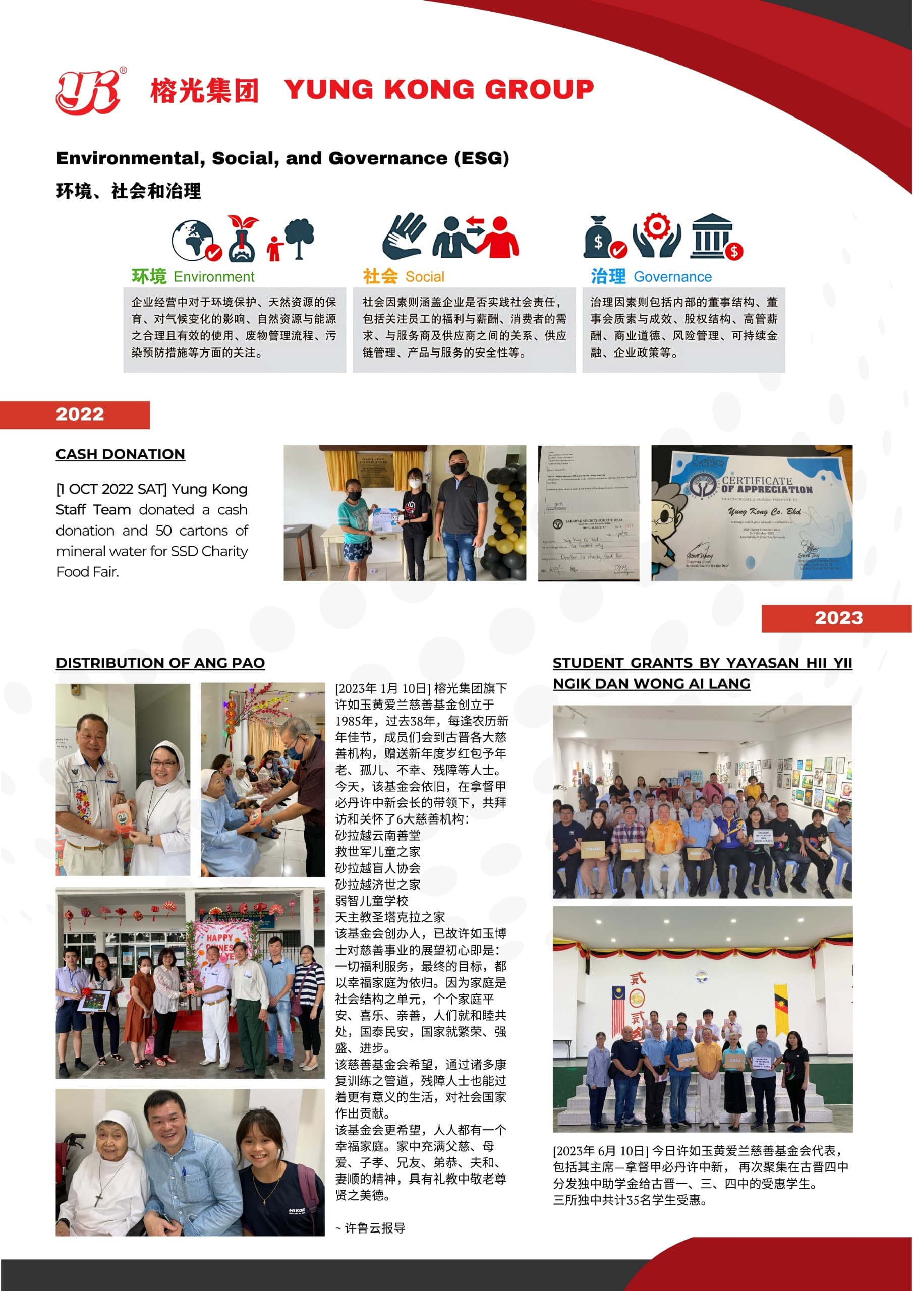 <p>YUNG KONG GROUP ESG 1</p>