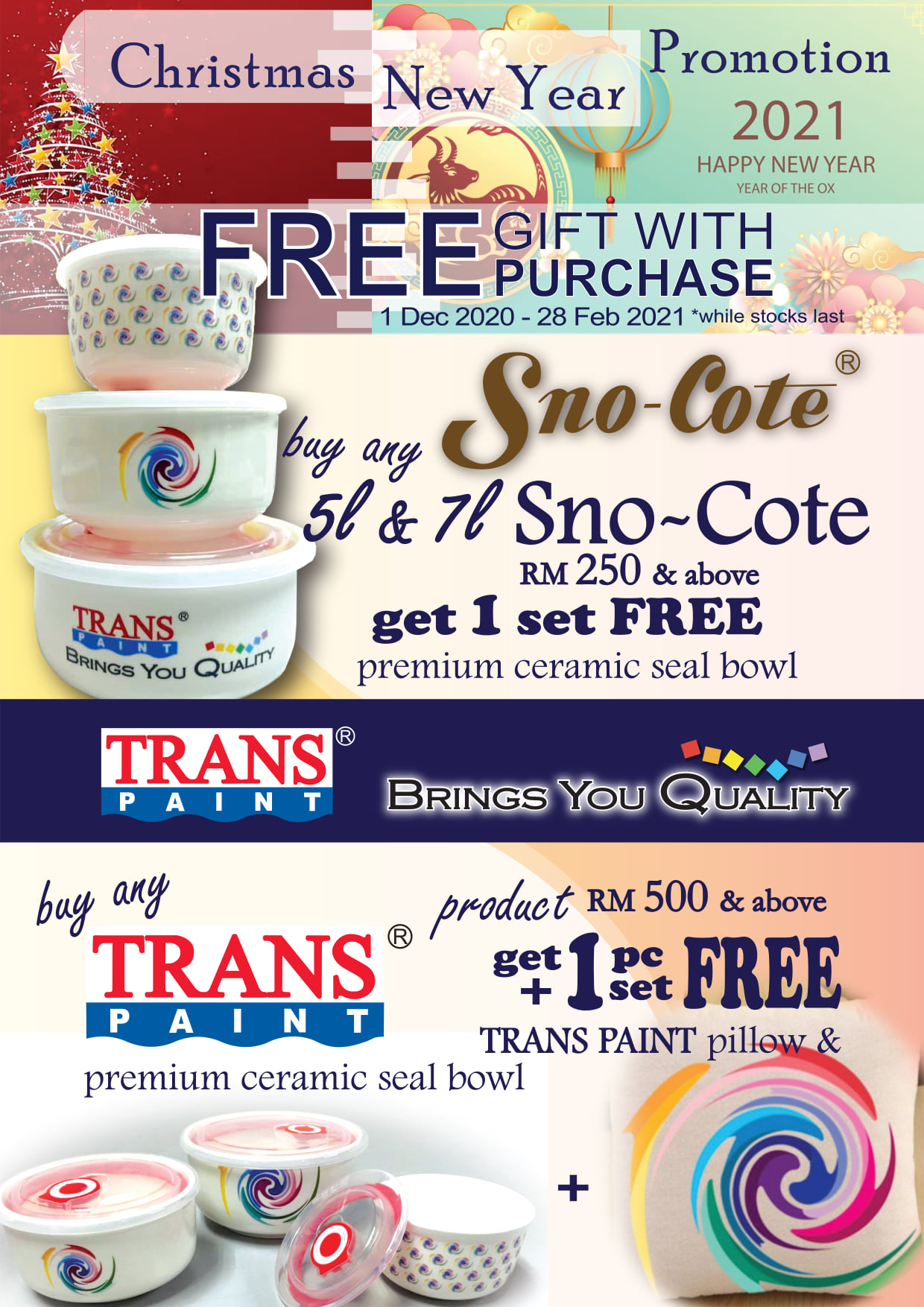 Trans Paint New Year Promotion
